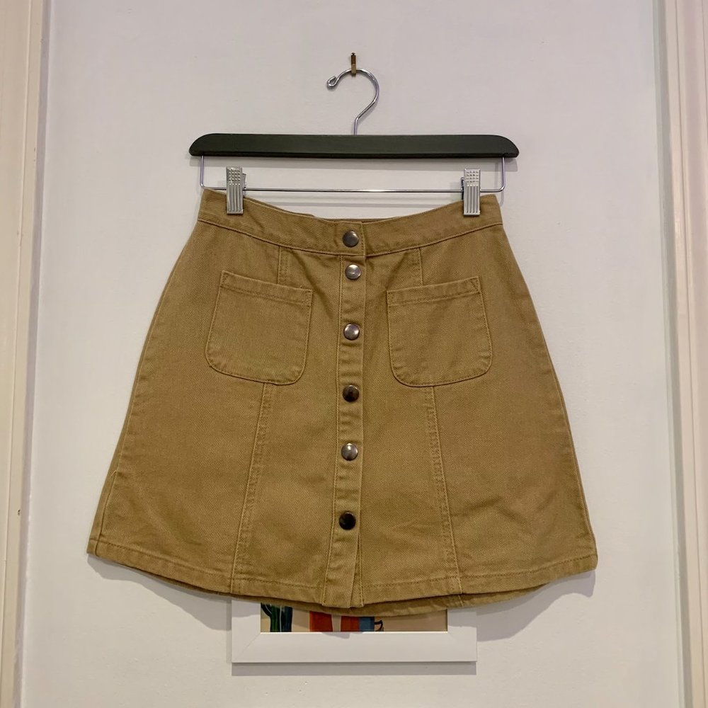 Urban Outfitters BDG Denim Button Skirt